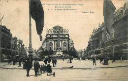 BRUXELLES 75e ANNIVERSAIRE DE L'INDEPENDANCE BELGE LA PLACE DE BROUCKERE - Andere & Zonder Classificatie