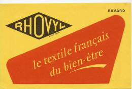 Buvard  Marque  RHOVYL  Le Textile Français Du Bien-être - Collections, Lots & Séries