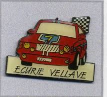 Pin´s  Sport  Automobile  RALLYE   Ecurie  VELLAVE - Rallye