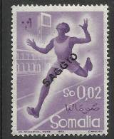 SOMALIA AFIS 1958 SPORT SPORTS CENT. 2c MNH SAGGIO - Somalië (AFIS)