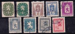 Bulgarie 1945-1946 N°Y.T. :  438 à 445 Obl. - Used Stamps