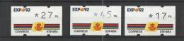 ATM EXPO 92 JUEGOS OLIMPICOS KLUSSENDORF - 1992 – Siviglia (Spagna)