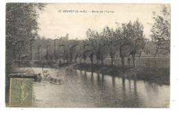 Périgny-sur-Yerres (94) : Les Bords De L'Yerre En 1910. - Mandres Les Roses