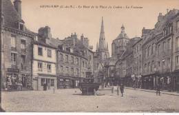 ¤¤  -  GUINGAMP   -  Le Haut De La Place Du Centre  -  La Fontaine   -  ¤¤ - Guingamp