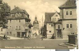 GER254 - Waltershausen - Marktplatz Mit Nikolaustor - Waltershausen