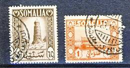 Somalia AFIS 1950 Soggetti Africani SS. 1 N. 10-11 USATI  Cat. € 20 - Somalia (AFIS)