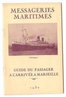 LIVRET MESSAGERIES MARITIMES   D'Artagnan - Altri & Non Classificati