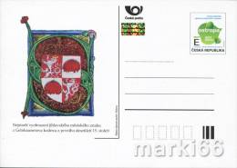 Czech Republic - 2013 - Czech-German OSTROPA Philatelic Stamps Exhibition - Postcard With Original Stamp And Hologram - Postkaarten