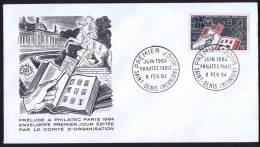 Philatec 1964 Yv 359  FDC Non Adressé - Briefe U. Dokumente