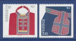 Sweden 1989 Facit # 1554-1555. Norden VIII: National Costumes. MNH (**) - Nuevos