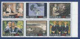 Sweden 1995 Facit #  1917-1922. 100 Years Of Cinema, MNH (**) - Nuevos