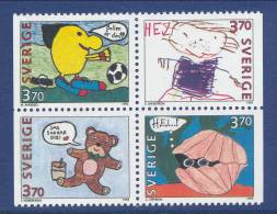 Sweden 1995 Facit #  1912-1915. Greetings Stamps IV, MNH (**) - Ungebraucht