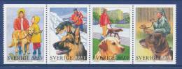 Sweden 2001 Facit #  2232-2235. Dogs, MNH (**) - Neufs