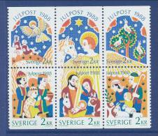 Sweden 1988 Facit # 1527-1532. Christmas Post, See Scanned Picture. MNH (**) - Nuevos