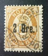 NORGE 1883: YT 45, O - FREE SHIPPING ABOVE 10 EURO - Gebraucht