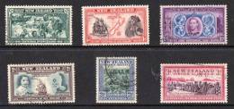 New Zealand 1940 Centenary Of British Sovereignty 6 Values To 3d Used - Used Stamps