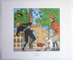 EX-LIBRIS HERGE - TINTIN - MOULINSART 2010 - LE SCEPTRE D'OTTOKAR PL 40 Strip5 - Illustrators G - I