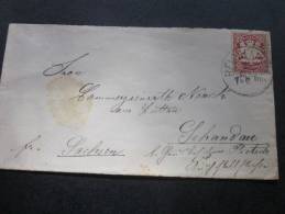 Bayern Bavière Allemagne Lettre Letter Cover >pour Schandau Sachsen - Lettres & Documents