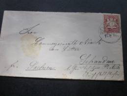 Bayern Bavière Allemagne Lettre Letter Cover >pour Schandau Sachsen - Cartas & Documentos