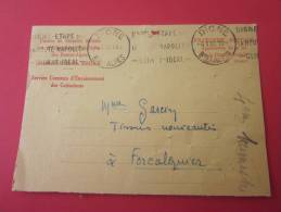 Document De La Poste Caisse Sécurité Socialeallocations Familiales Basses -Alpes Digne Pour Forcalquier Notice Au Verso - Lettres Civiles En Franchise