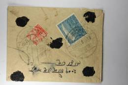 Nepal: Registered And Wax Sealed Old Cover, Mixed Stamps - Nepal