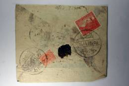 Nepal: Registered And Wax Sealed Old Cover, Mixed Stamps - Népal