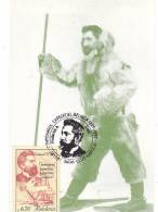 POLAR EXPLORER, BELGIAN EXPEDITION, FREDERICK A. COOK,  1997, CM, MAXICARD, ROMANIA - Erforscher