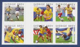 Sweden 2004 Facit # 2415-2420. Swedish Football, MNH (**) - Neufs