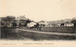 CPA - PALADRU-CHARAVINES( 38)- Vue Sur Un Coin Du Bourg - Paladru