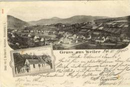 CPA  (   Allemagne)  GRUSS AUS WEILER - Elsass