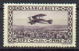 Sarre -Poste Aérienne YT 2* / Saargebiet -Luftpost Mi.Nr. 127* - Airmail