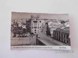 Ceuta. - Una Vista De Calle Principal  De La Ciudad Africana. - Ceuta
