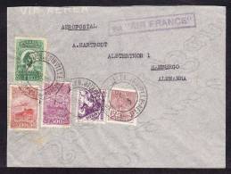 E-AMER-14 LETTER FROM BRAZIL TO GERMANY HAMBURG - Lettres & Documents