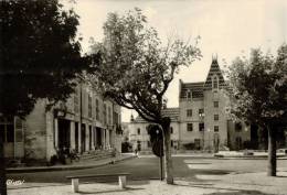 CPSM  MEURSAULT   La Place De L'hotel De Ville  Avec Son épicerie Fine Et Les Autres Commerces - Meursault