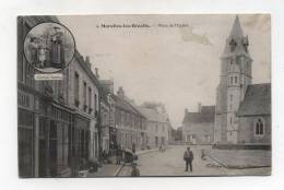 CPA  72 : MAROLLES LES BRAULTS  Place  Trés Animée  1907        VOIR  DESCRIPTIF  §§§ - Marolles-les-Braults