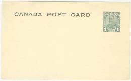 Canada 1930 Postal Stationery Correspondence Card - 1903-1954 Reyes
