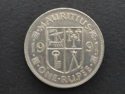 1991 - 1 Rupee - Ile Maurice - Mauritius - Mauricio