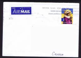 2008  Airmail Letter To Canada International $1,20  Stamp  Christmas Issue - Storia Postale