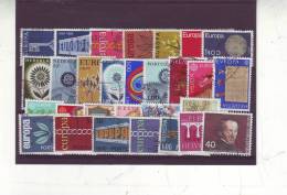 29  TIMBRES  OBLITERE  EUROPA - Sammlungen