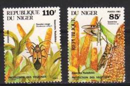 NIGER Insectes Nuisibles (Yvert N° 678/79)  Complet Insectes. Neuf Sans Charniere **. MNH - Altri & Non Classificati