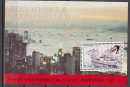 BAT British Antarctic Teritory 1997 Hong Kong Return To Chin - Mi. Bl. 6 - MNH (**) - Ungebraucht