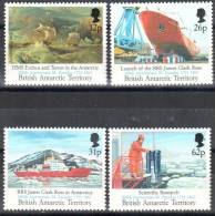 BAT British Antarctic Territory 1991 200th Birthday M Faraday - Mi 189-92 - MNH (**) - Unused Stamps