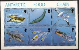 BAT British Antarctic Teritory 1994 Antarktic Food Chain Mi Block 2 - MNH (**) - Ungebraucht