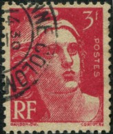 Pays : 189,06 (France : 4e République)  Yvert Et Tellier N° :  716  A (o) - 1945-54 Marianne Of Gandon