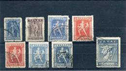 1919-23/1918 -Greece- "New Lithographic Values" Issue- Complete Set UsH - Oblitérés