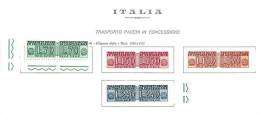ITALIA REPUBBLICA - PACCHI IN CONCESSIONE - 70,150,180,240  LIRE NUOVI  GOMMA INTEGRA ** - MNH - Concessiepaketten