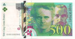Billet 500 Francs Pierre Et Marie Curie 1995 état NEUF [B011] - 500 F 1994-2000 ''Pierre En Marie Curie''