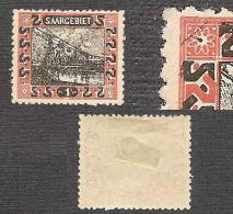 Saargebiet Michel Nr. 63 Mit Plattenfehler III  - - Unused Stamps