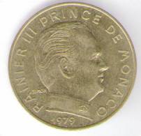 MONACO 20 CENTIMES 1979 - 1960-2001 Neue Francs