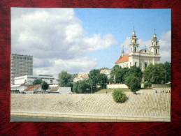 Vilnius - Church - Houses - 1989 - Lithuania - USSR - Unused - Lituanie